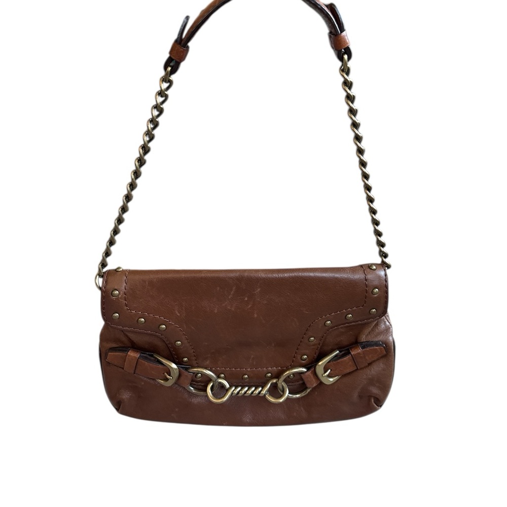 Michael Kors Vintage Valley Flap Leather Purse